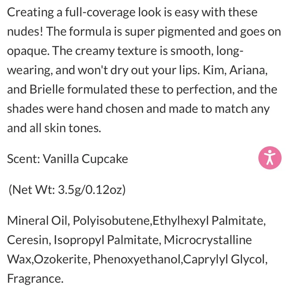 NEW KAB Cosmetics cream lipstick